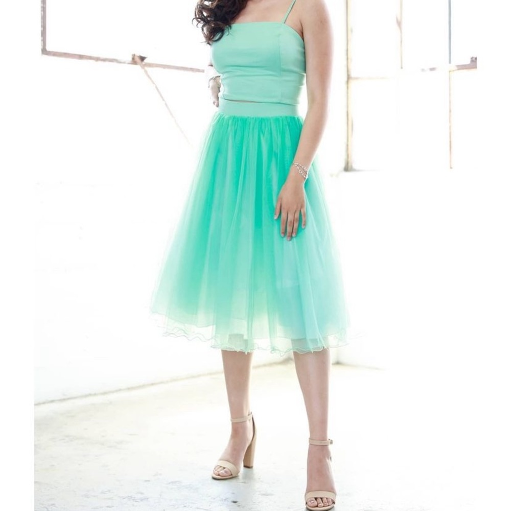 Tulle Dress Seafoam Green Medium